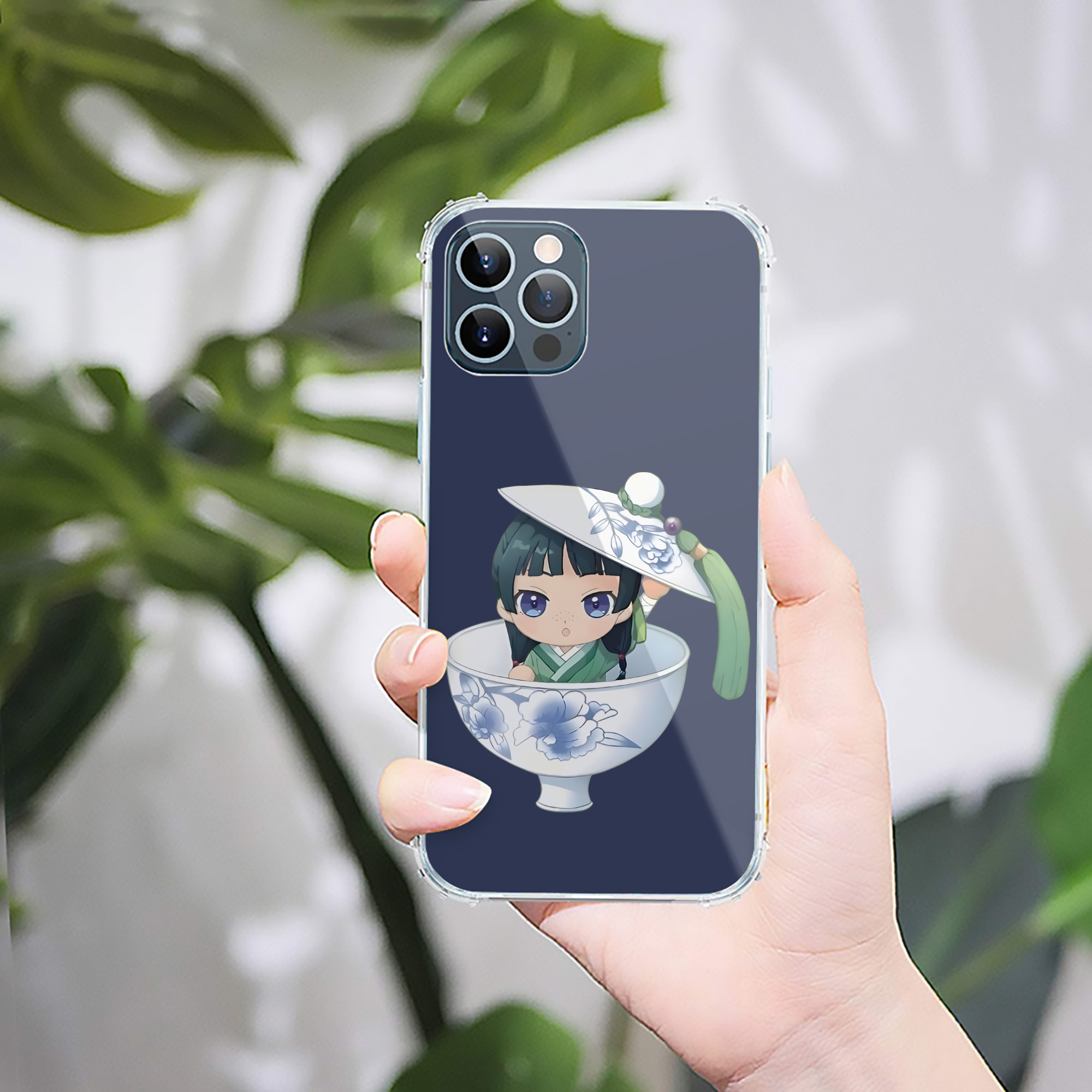 （画像用） 薬屋のひとりごと The Apothecary Diaries 【iPhone 12シリーズ対応】透明スマホケース（クリアソフトケース）